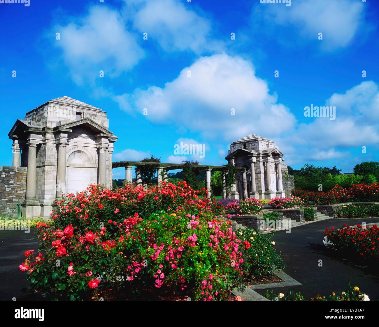 Irish National War Memorial Gardens, Dublin, Dublin, Irlande ; Monument aux soldats irlandais qui ont combattu dans la Grande Guerre Banque D'Images