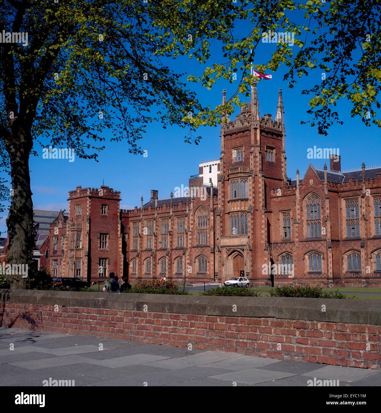 Queen's University, Belfast, Co Antrim, Irlande ; Université créée au milieu du 19ème siècle Banque D'Images