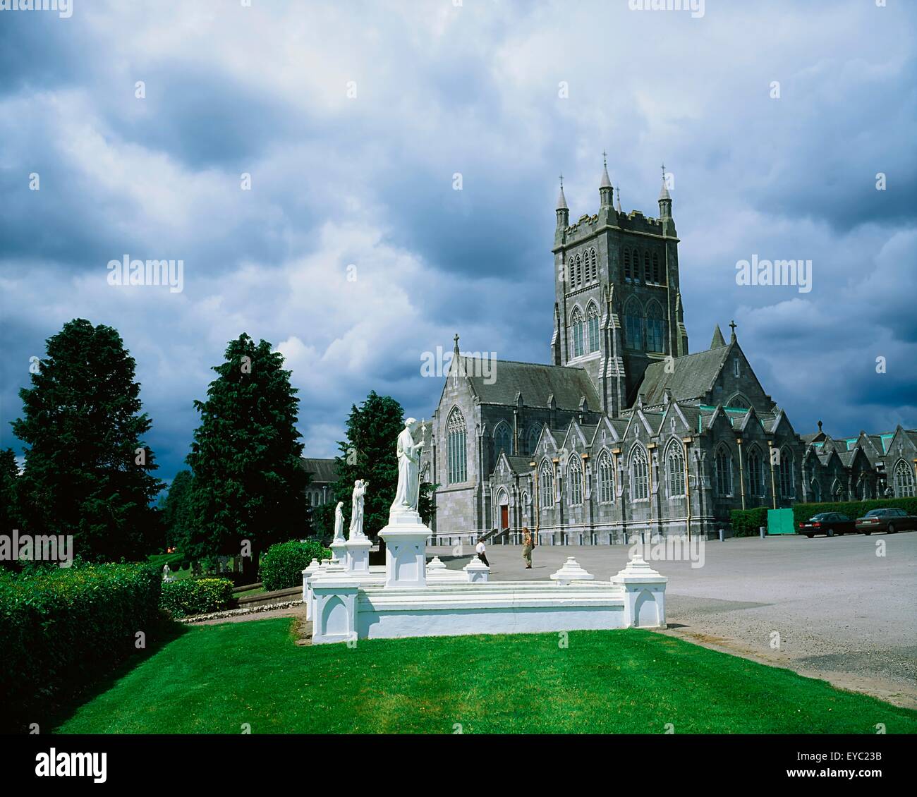 Mt Melleray Eglise, Knockmealdown montagnes, co Tipperary, Irlande Banque D'Images