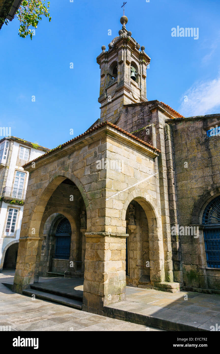 Santa Maria Salome chuch. Santiago de Compostela. La Corogne, Galice, Espagne, Europe. Banque D'Images