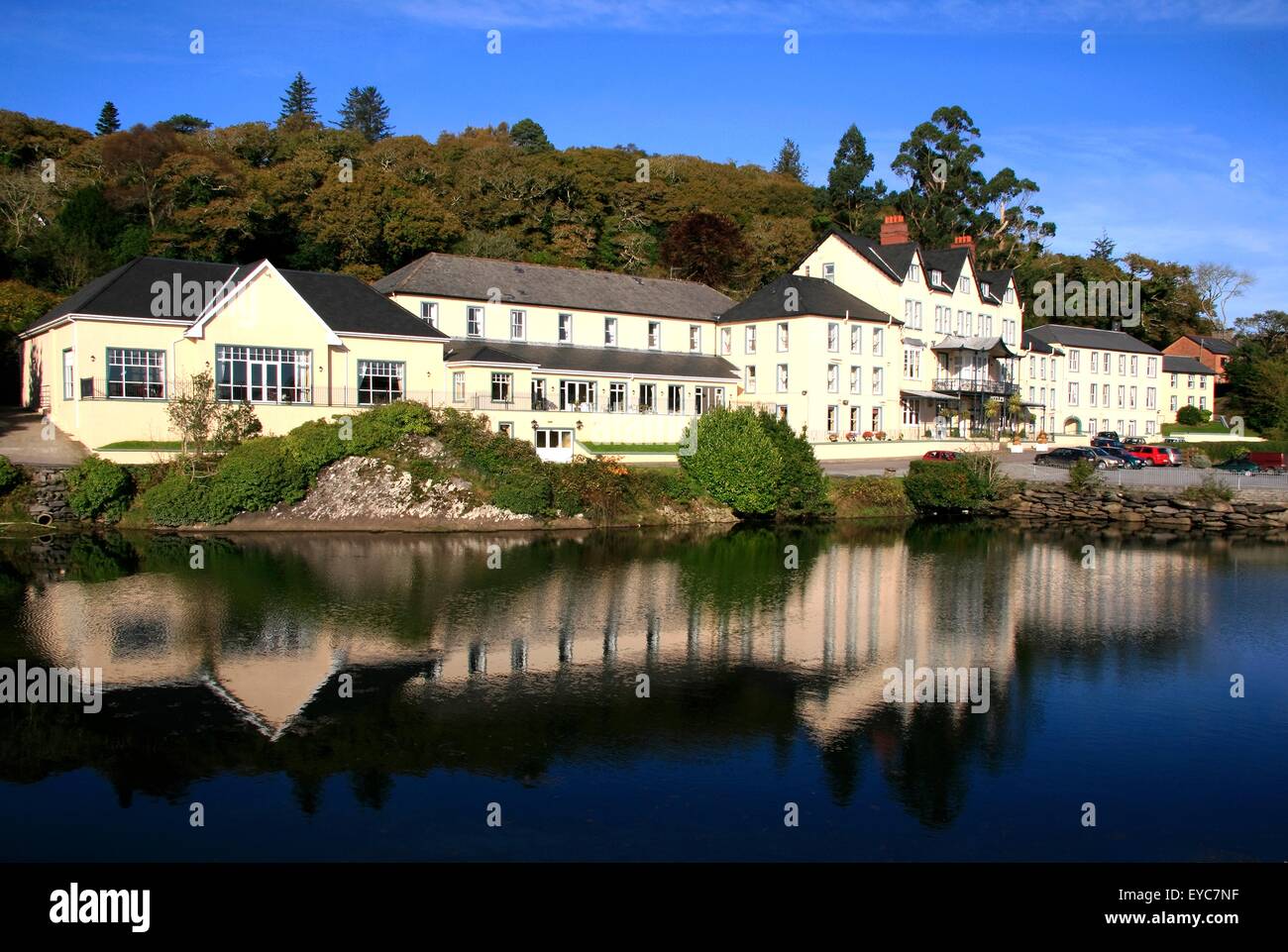 Kenmare, dans le comté de Cork, Irlande ; Eccles Hotel sur la baie de Bantry Banque D'Images