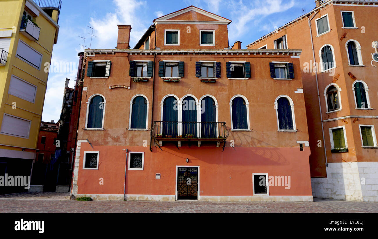 Avant de l'architecture ancienne à Venise, Italie Banque D'Images