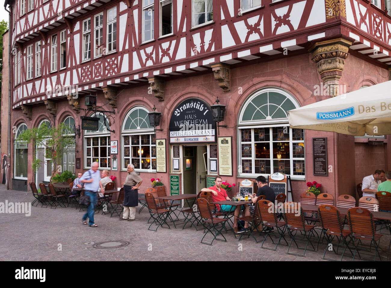 Haus Wertheym, plus vieux restaurant de Francfort, centre historique, Frankfurt am Main, Hesse, Allemagne Banque D'Images