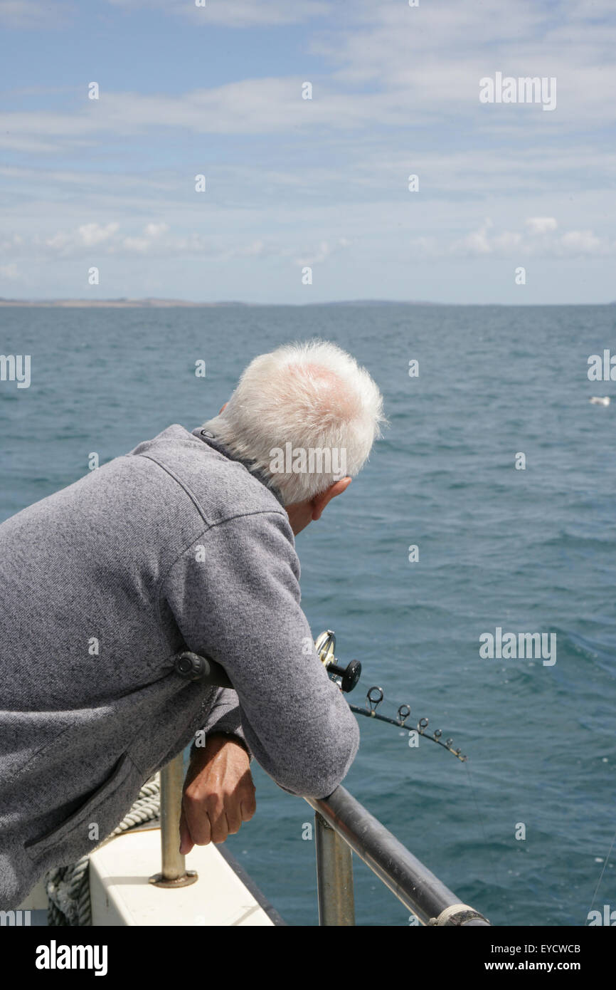 Ancien représentant de la pêche en haute mer Banque D'Images