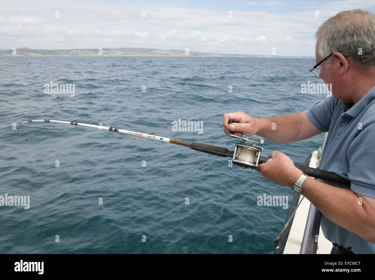 Ancien représentant de la pêche en haute mer Banque D'Images