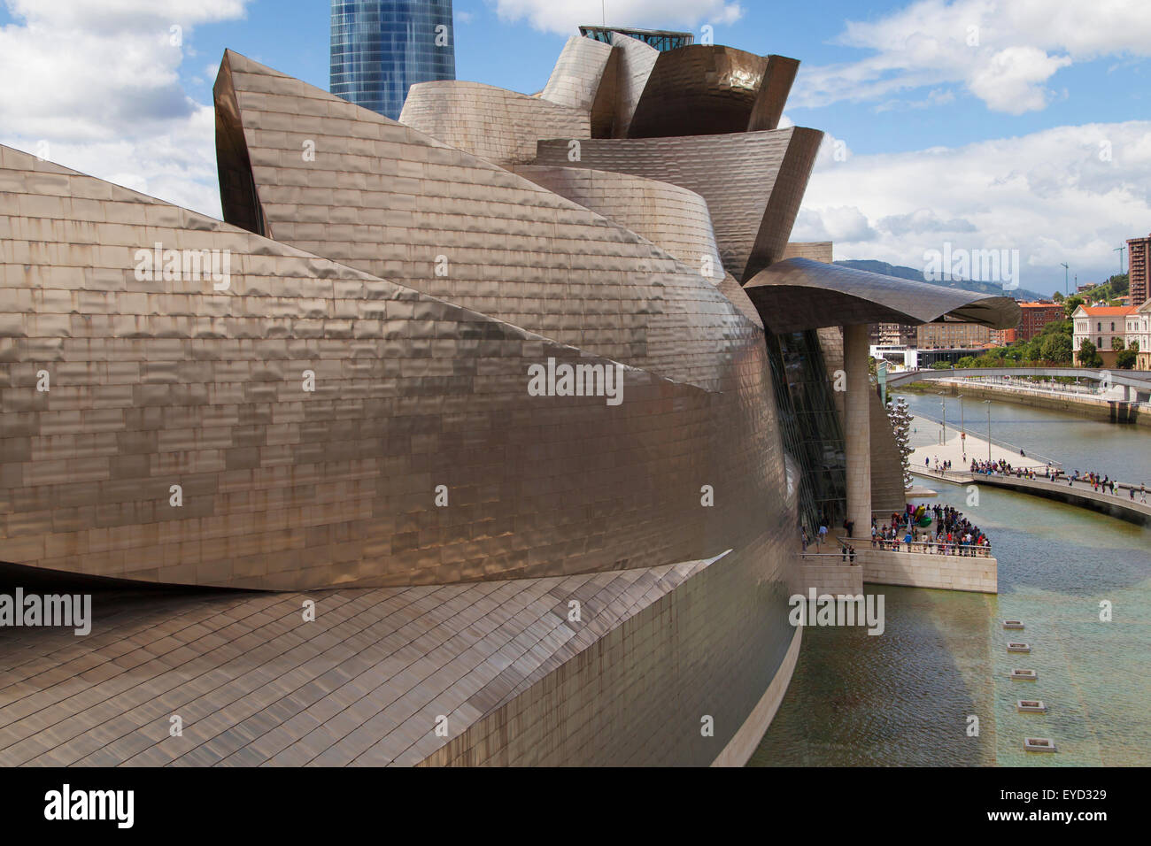 Musée d'art moderne Guggenheim à Bilbao, Pays Basque, Espagne. Banque D'Images