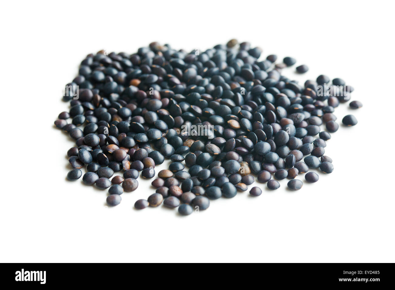 Le béluga. Lentilles noir sur fond blanc. Banque D'Images