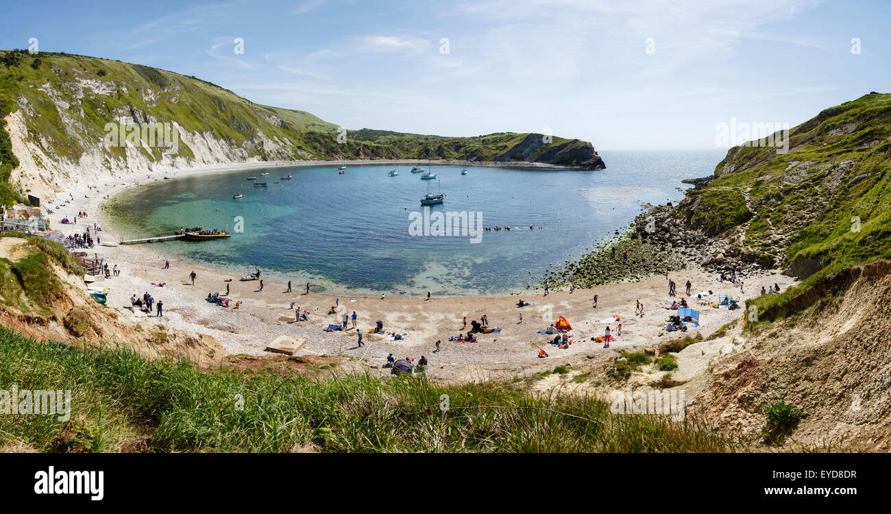 Crique de Lulworth Cove, Dorset Banque D'Images