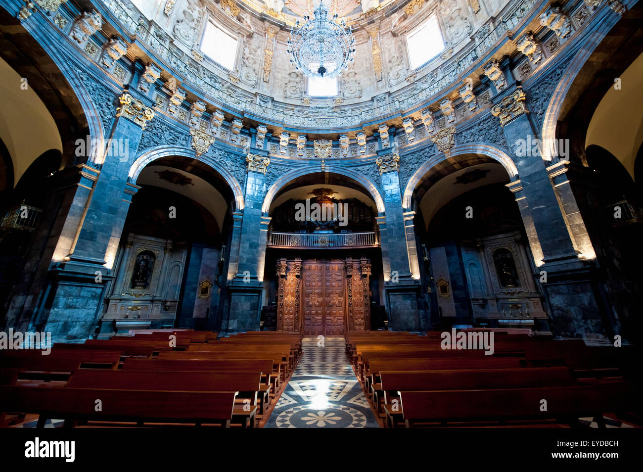 Intérieur du sanctuaire de Saint Ignace de Loyola, Pays Basque, Espagne Banque D'Images