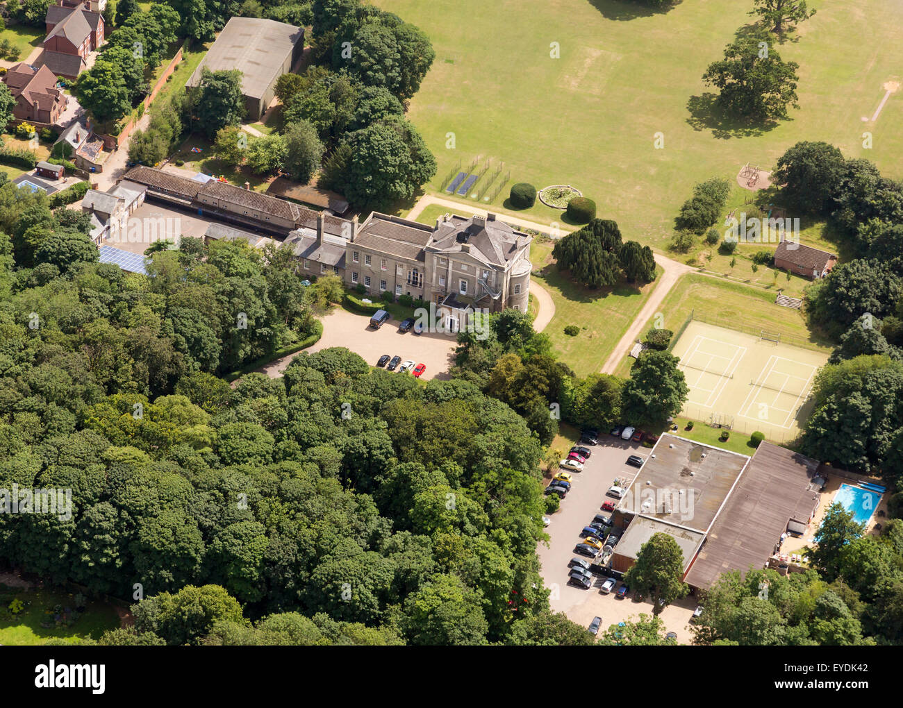 Moreton Hall Prep school à Bury St Edmunds, Suffolk, UK Banque D'Images