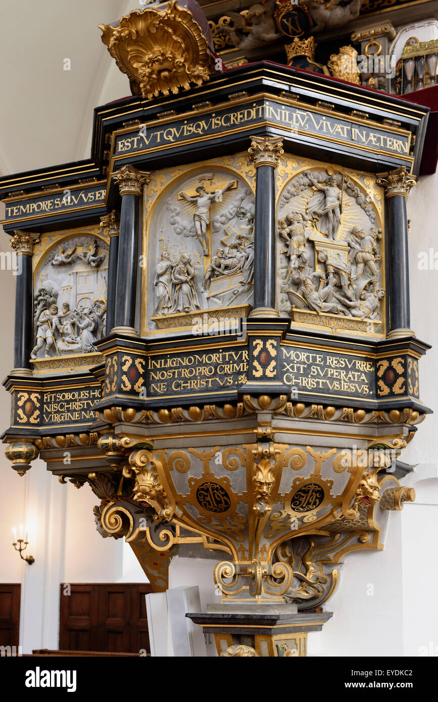 L'église gothique de Saint Pierre à Malmo, Suède Banque D'Images