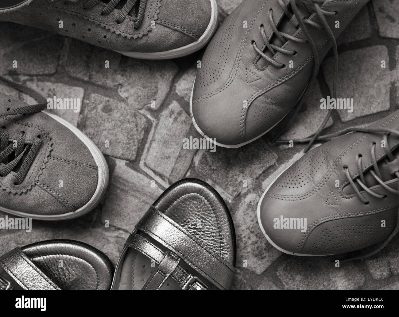 Image Monochrome, chaussures pour femmes Banque D'Images