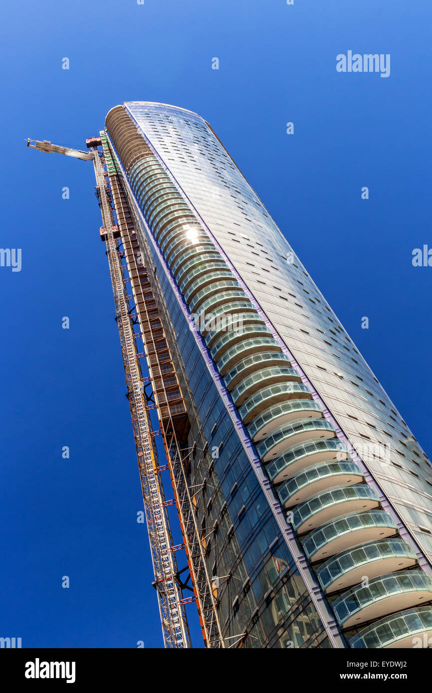 La façade de l'immeuble moderne à Vancouver, Colombie-Britannique, Canada Banque D'Images