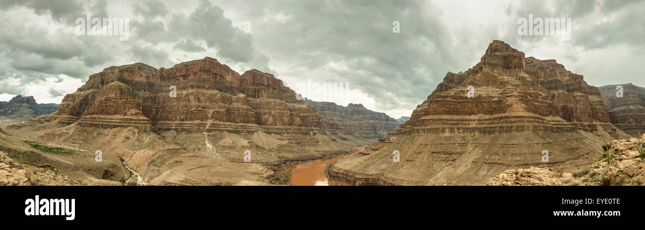 Panorama du Grand Canyon USA, Nevada beau paysage Banque D'Images