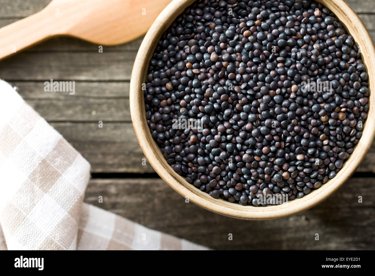Le béluga. La lentille noire. Vue d'en haut. Banque D'Images