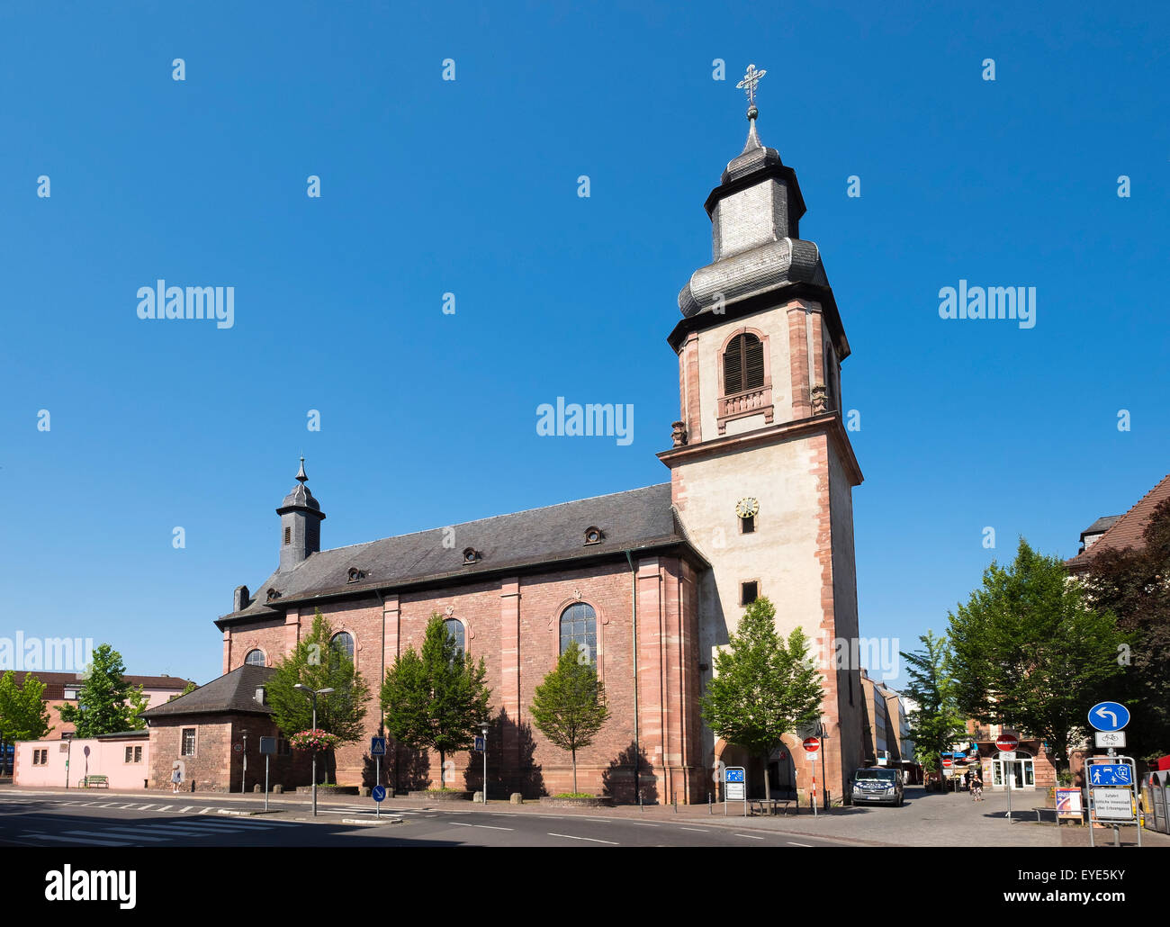 Église de pèlerinage de la Visitation ou Sandkirche, Aschaffenburg, en Basse-franconie, Franconia, Bavaria, Germany Banque D'Images