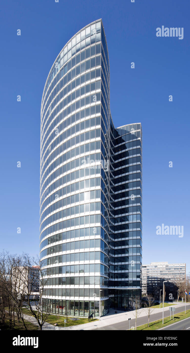Skyoffice, office tower, Düsseldorf, Rhénanie du Nord-Westphalie, Allemagne, Banque D'Images