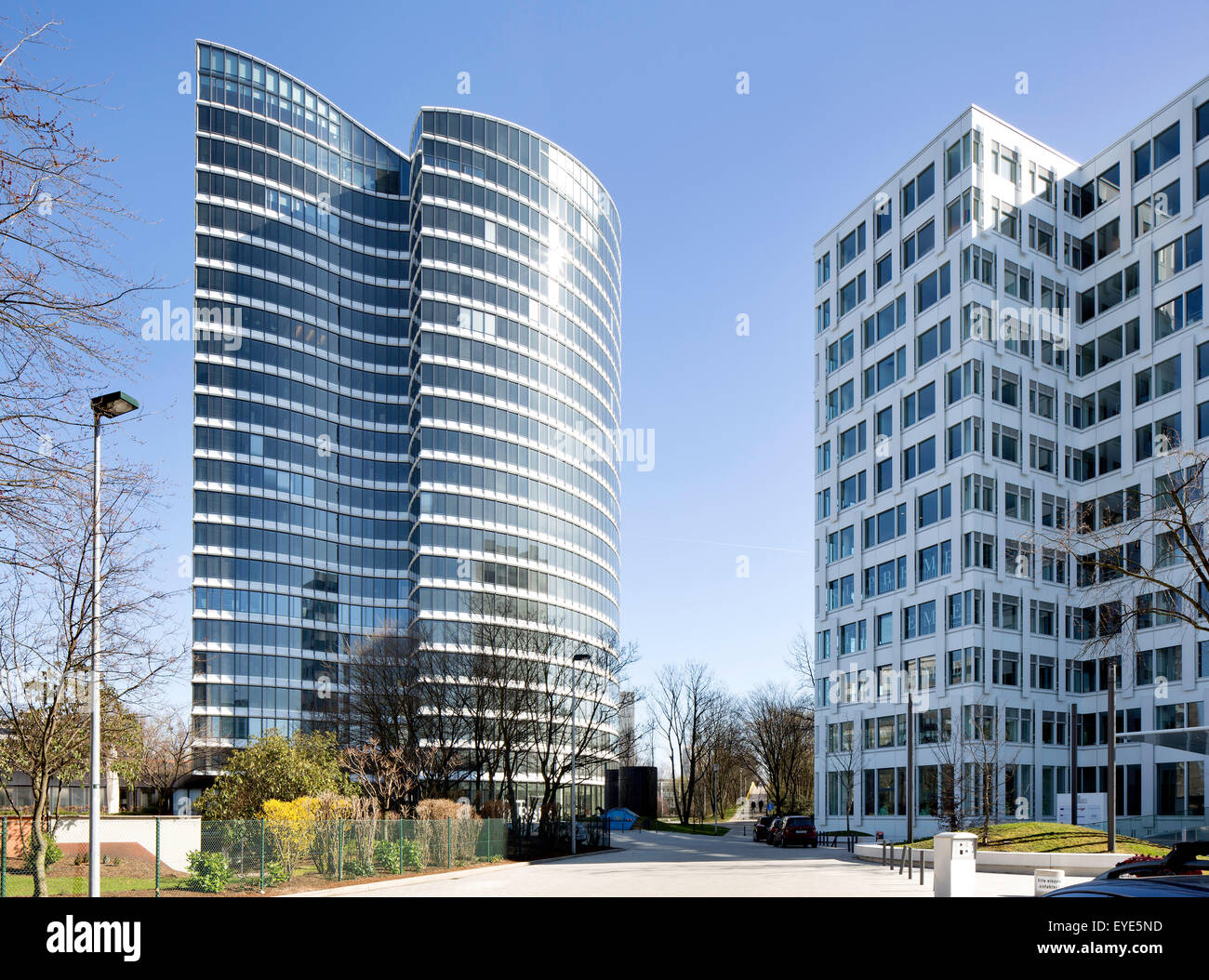 Skyoffice, office tower, Düsseldorf, Rhénanie du Nord-Westphalie, Allemagne, Banque D'Images