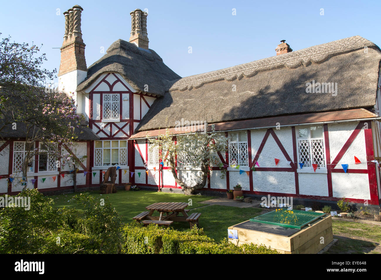 École du Village Somerleyton, près de Lowestoft, Suffolk, Angleterre, RU Banque D'Images