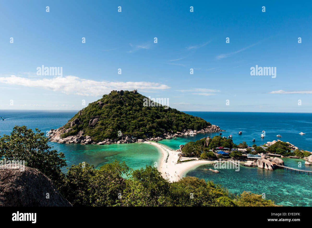 Koh Tao - une île paradisiaque en Thaïlande. Banque D'Images