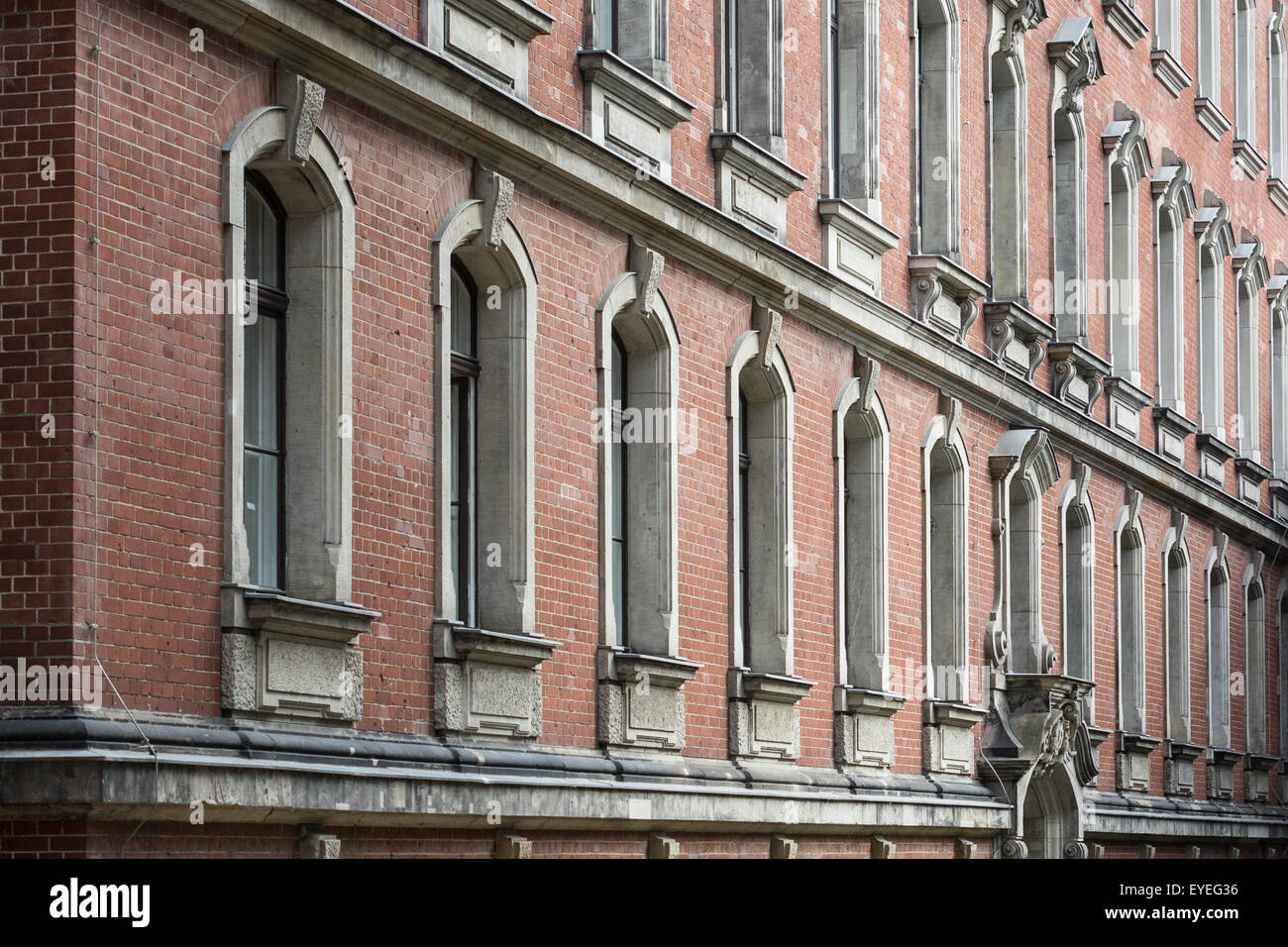 La façade de l'immeuble ancien Banque D'Images