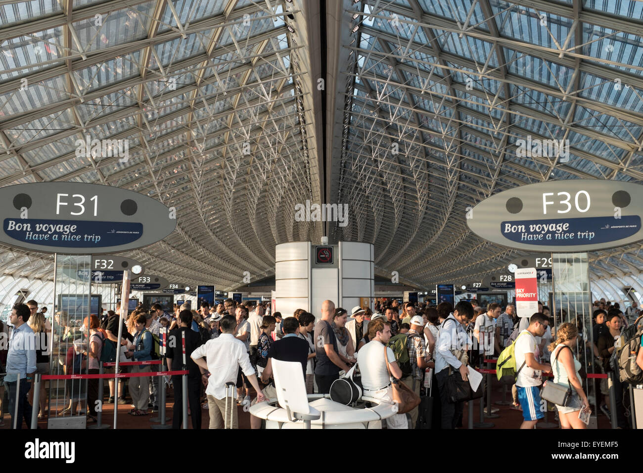 Les passagers à bord de leurs vols d