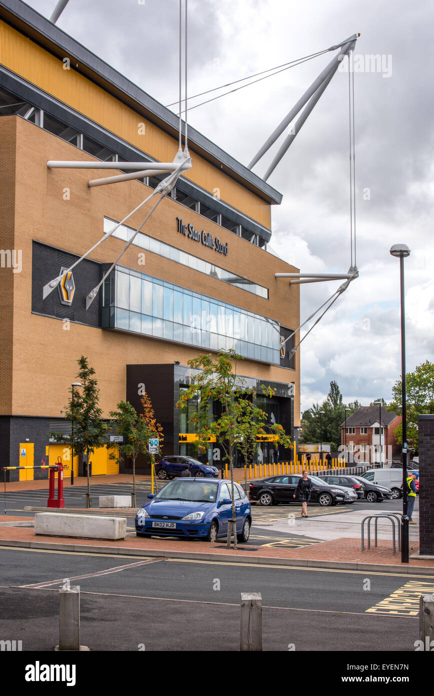 Terrain de football de Wolverhampton Wanderers Banque D'Images