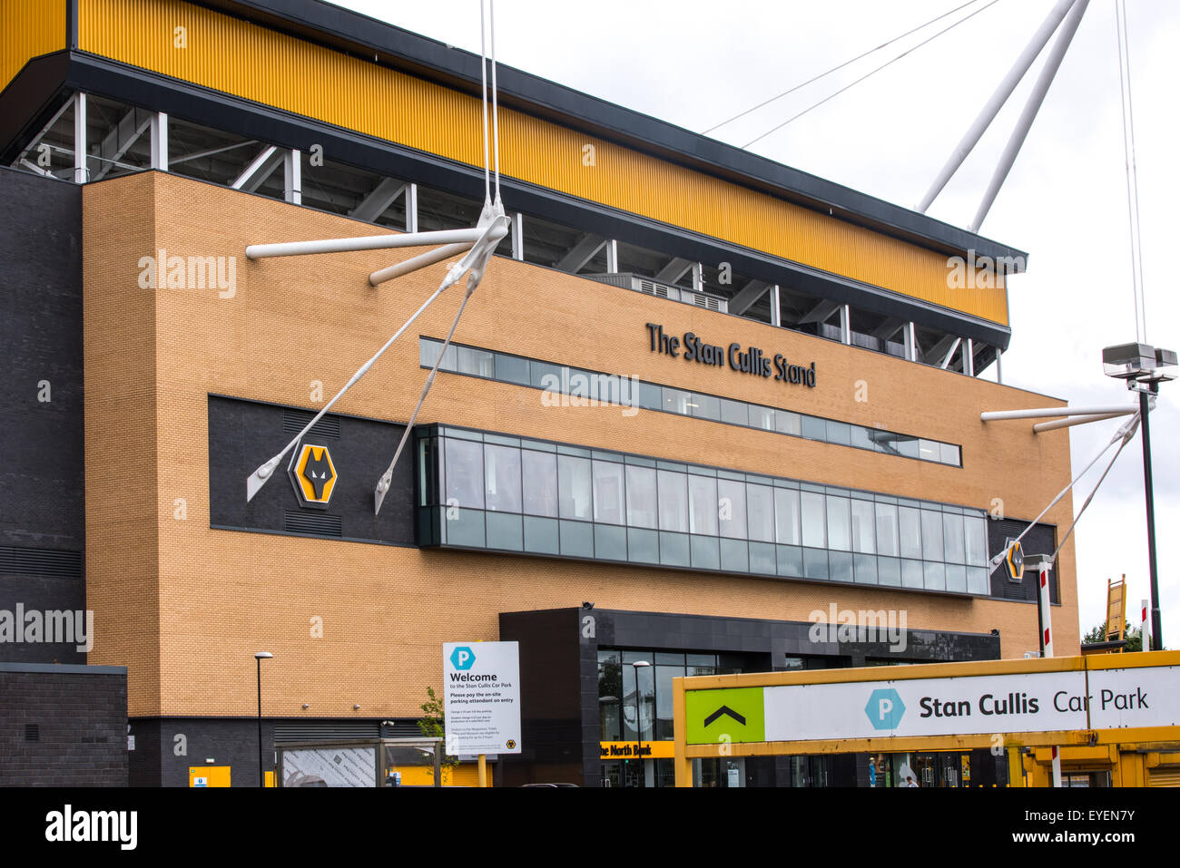 Terrain de football de Wolverhampton Wanderers Banque D'Images