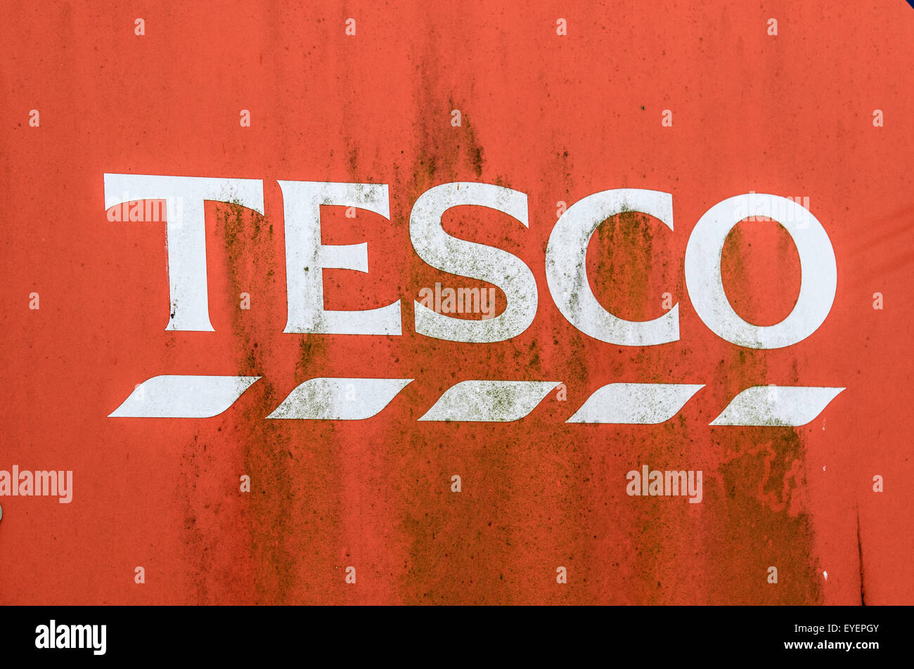Supermarché Tesco sale sign, England, UK Banque D'Images