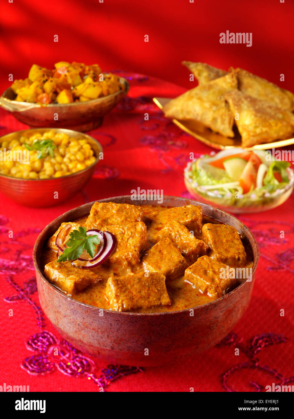 SHAHI PANEER CURRY INDIEN Banque D'Images