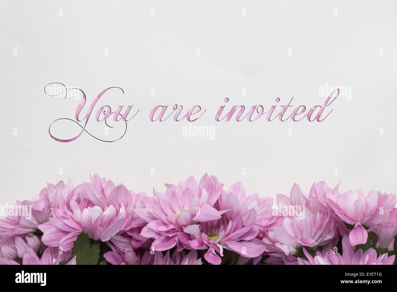 Vous êtes invité carte d