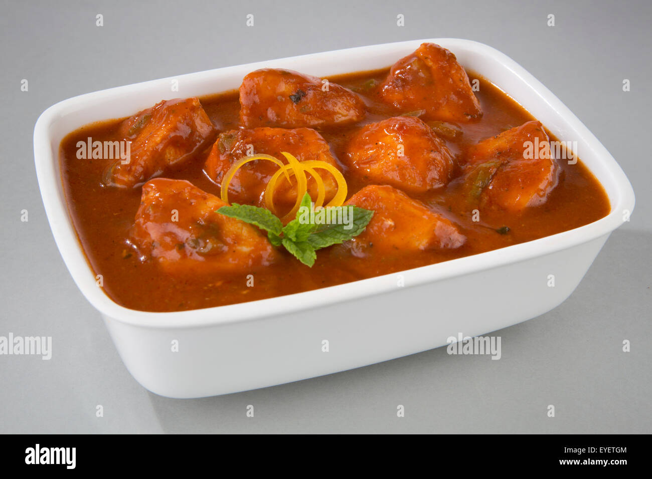 Poulet tikka masala curry indien Banque D'Images