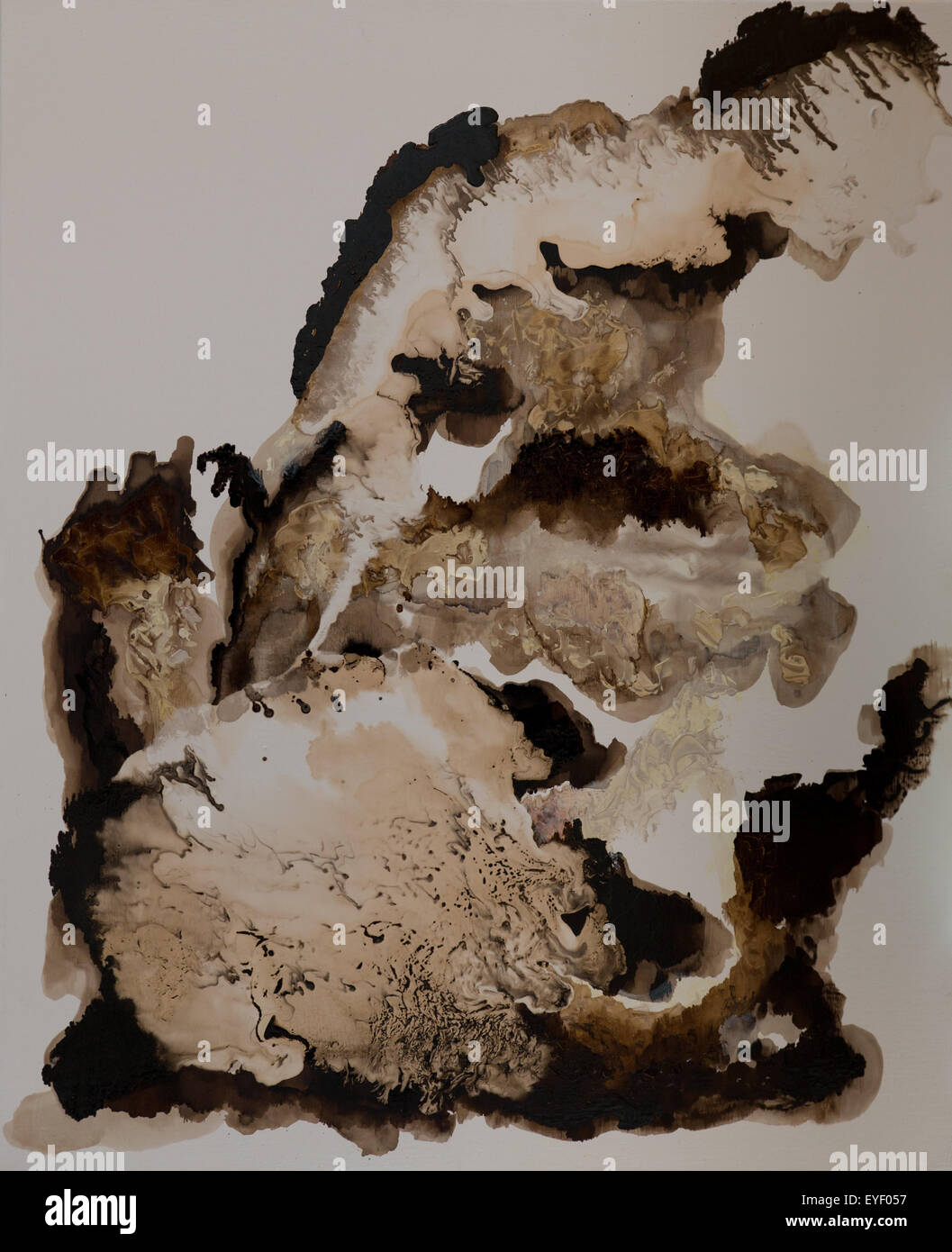 L'or noir 22/02/2015 - 21ème siècle Dorothee Delornoir Banque D'Images