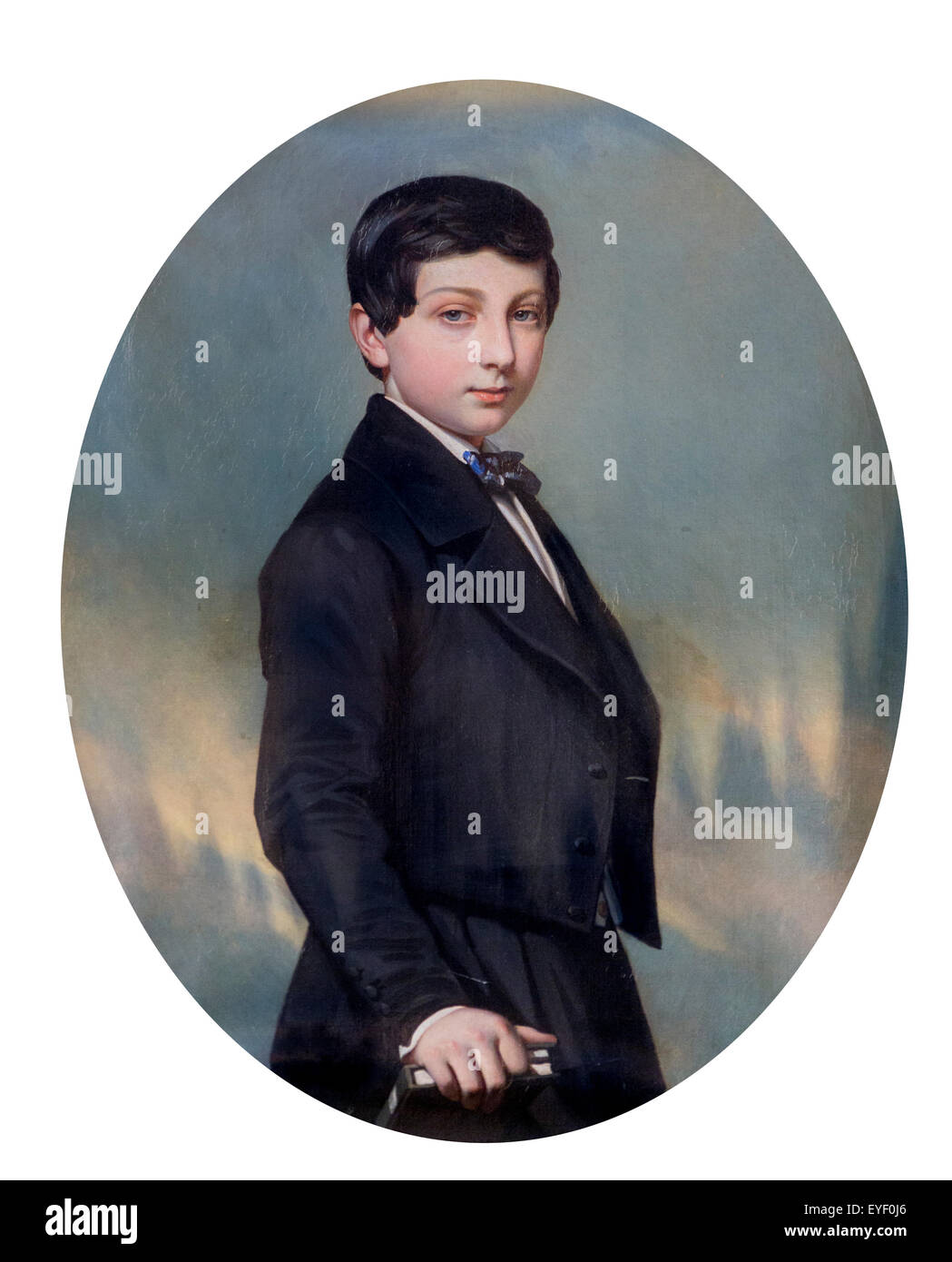 Portrait d'Edouard André enfant 08/01/2014 - 19e siècle Collection Banque D'Images
