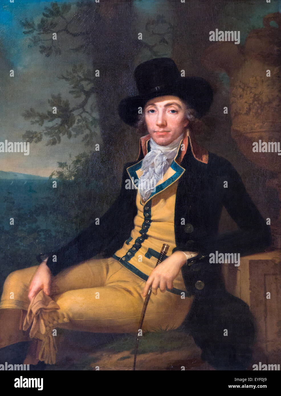Portrait de Charles-Louis Cadet de Gassicourt 08/01/2014 - 18e siècle Collection Banque D'Images