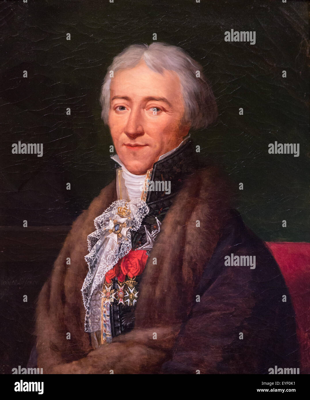 Jean-françois baron de Bourgoing. Diplomate, portant l'ordre de l'étoile polaire 07/12/2013 - 18e siècle Collection Banque D'Images