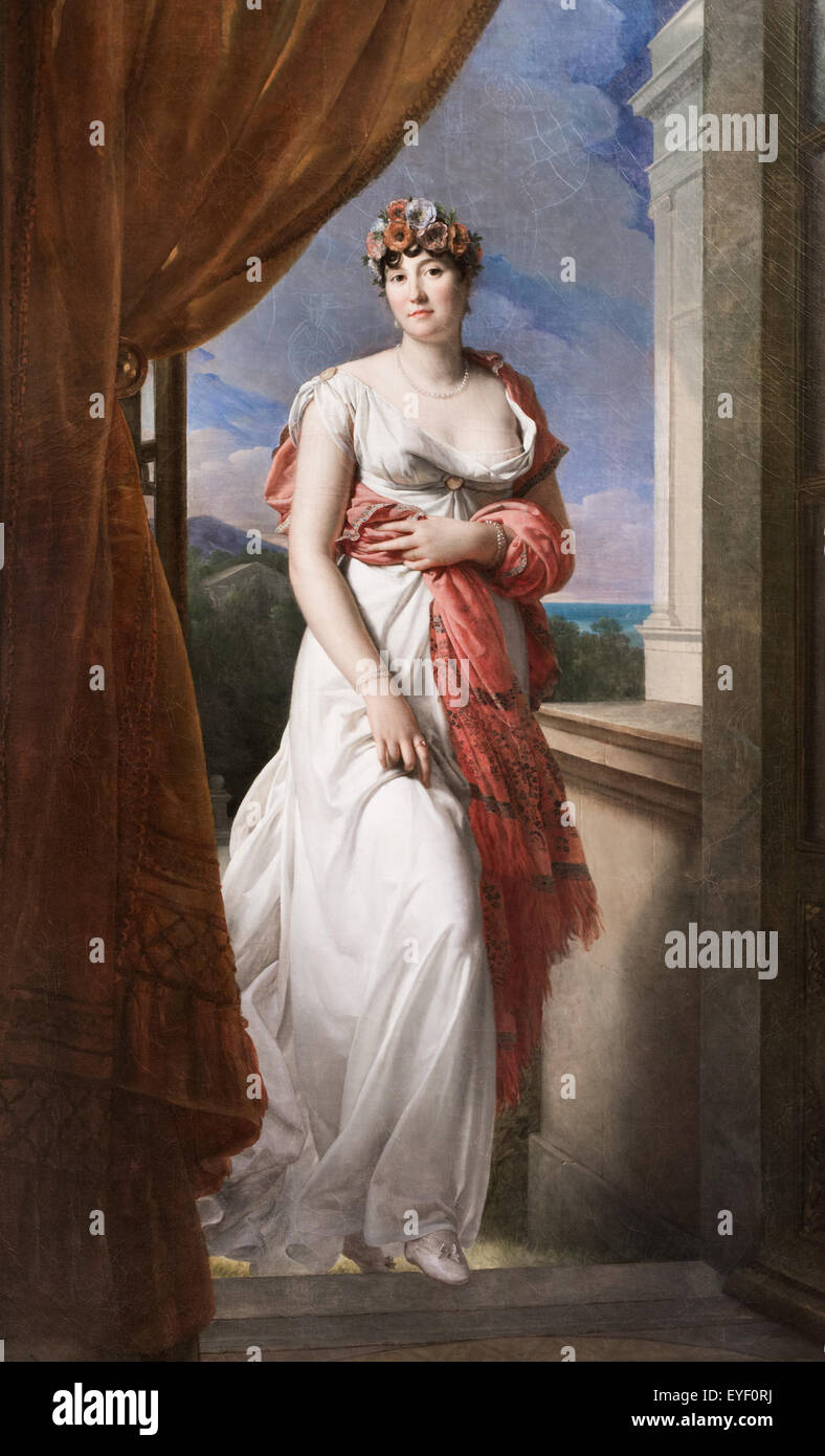 Theresia Cabarrus, épouse de Tallien, alors princesse de Chimey 17/10/2013 - 18e siècle Collection Banque D'Images