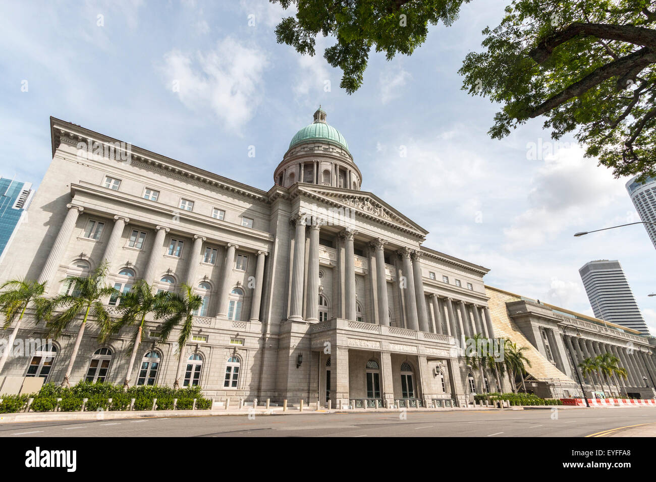 Musée National d'art de Singapour, qui a ouvert ses portes en 2015. Banque D'Images