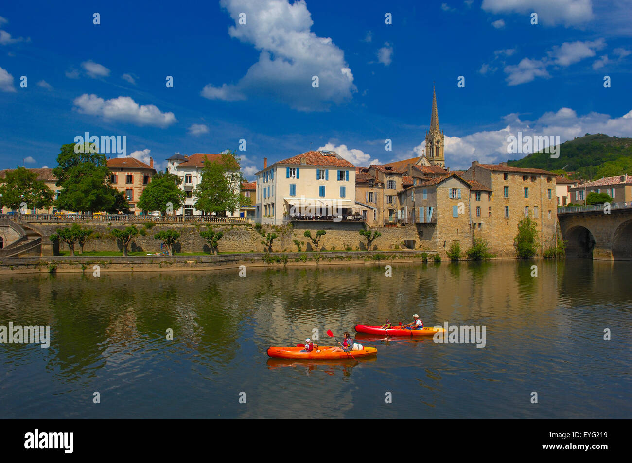 Saint Antonin Noble Val, Aveyron, Tarn et Garonne Midi-PyrŽnŽes, Région, France, Europe Banque D'Images