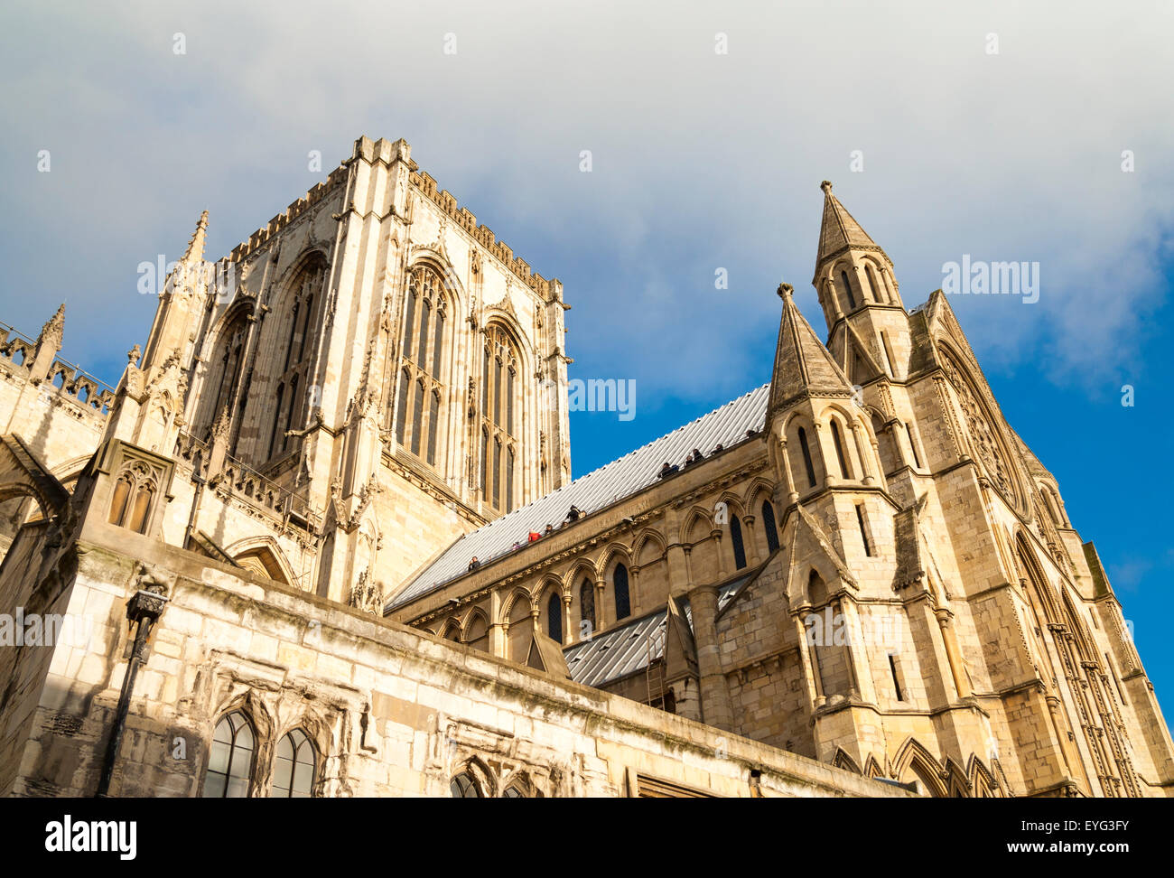 La cathédrale de York, York, Yorkshire, Angleterre, Royaume-Uni. Banque D'Images