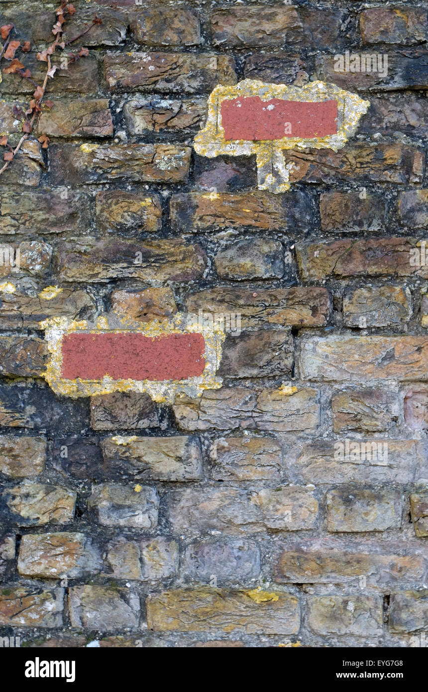 Juste une autre brique dans le mur, Charles Fort, Kinsale. Banque D'Images