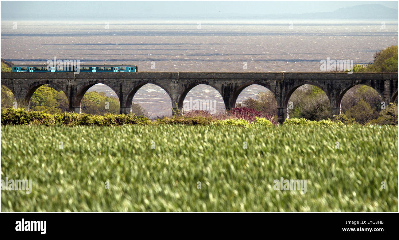 Porthkerry Viaduc Banque D'Images