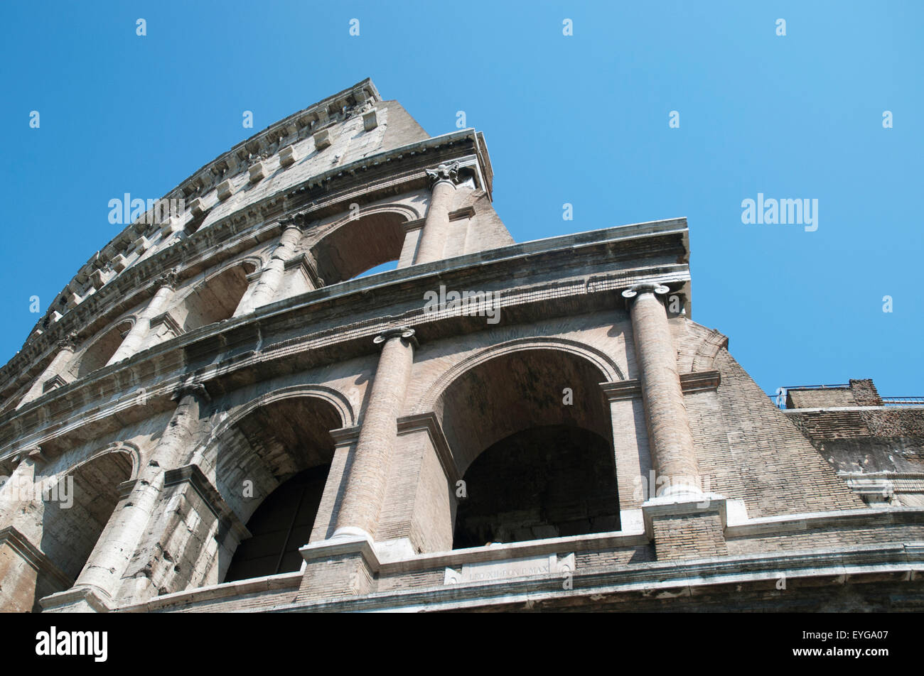 L'Italie, de l'extérieur, Rome, Colosseum Banque D'Images