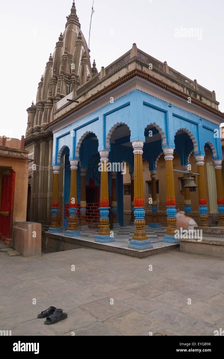 L'Inde, Uttar Pradesh, Rameshwaram Temple sur la Panchakroshi Varansi Pradakshina ; Banque D'Images