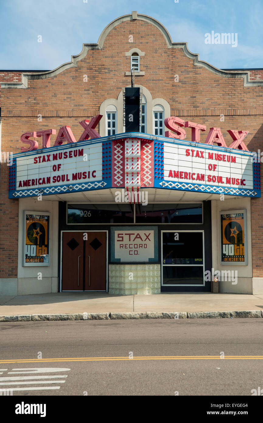 USA, Ohio, Stax Museum of American Soul Music ; Memphis Banque D'Images