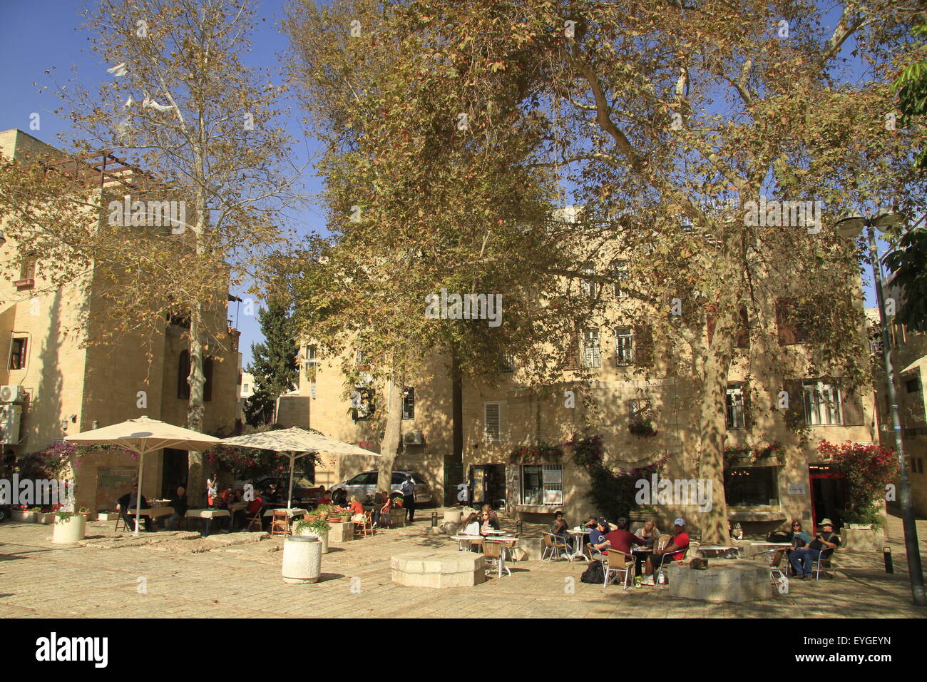 Une vue sur le quartier juif de la vieille ville de Jérusalem Banque D'Images