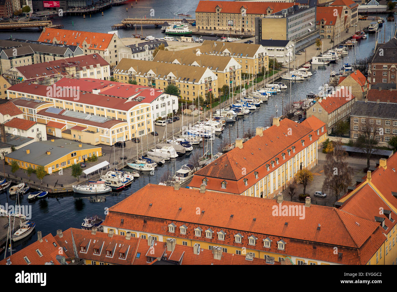 Le Danemark, les vues de style baroque néerlandais palladienne notre église du Sauveur ; Copenhague Banque D'Images