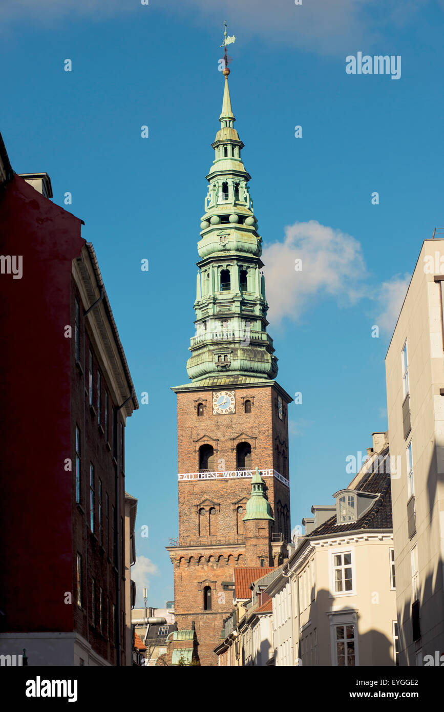 Le Danemark, la hausse de Nikolaj Contemporary Art Center de Copenhague ; Banque D'Images