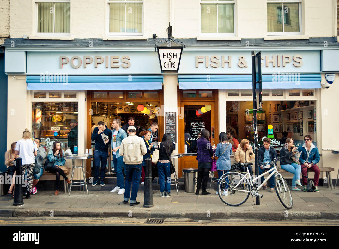 Royaume-uni, Angleterre, Fish & Chips shop à Spitalfields, Londres Banque D'Images