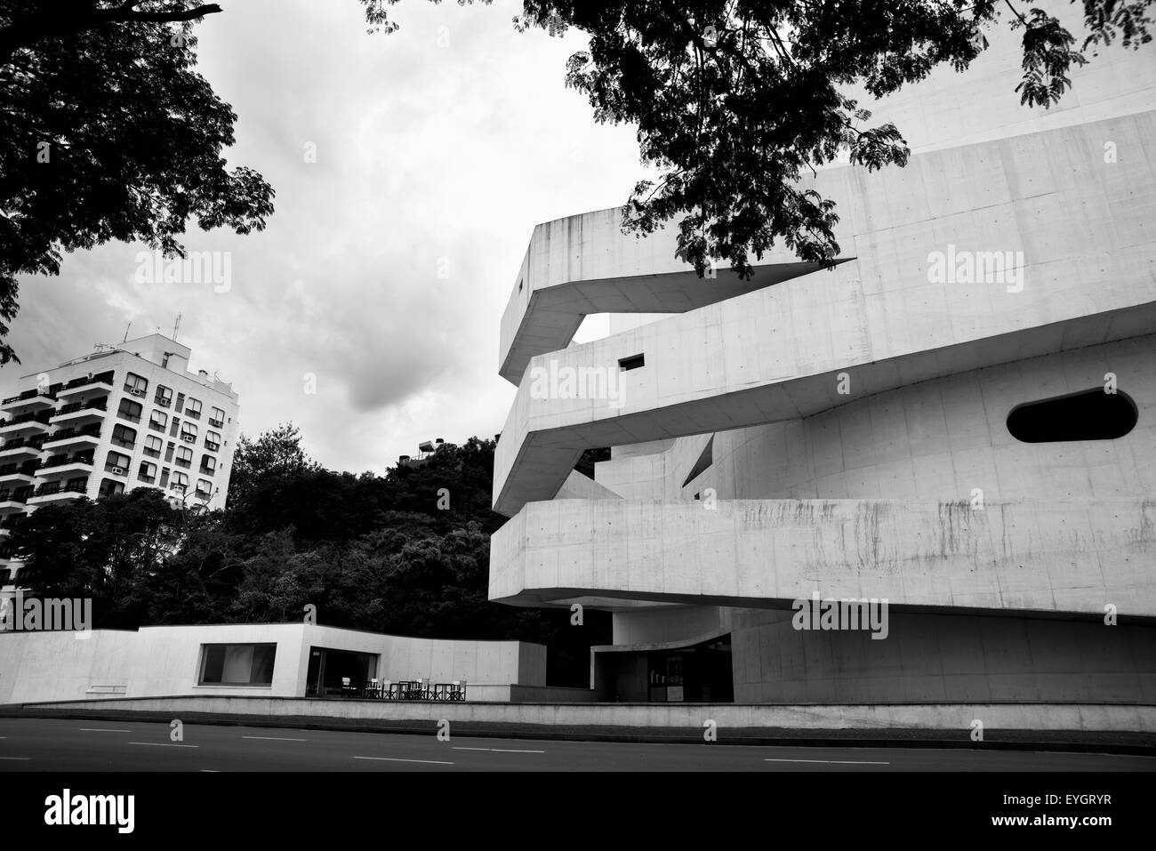 Le Brésil, voir l'Ibere Camargo Museum ; Porto Alegre Banque D'Images